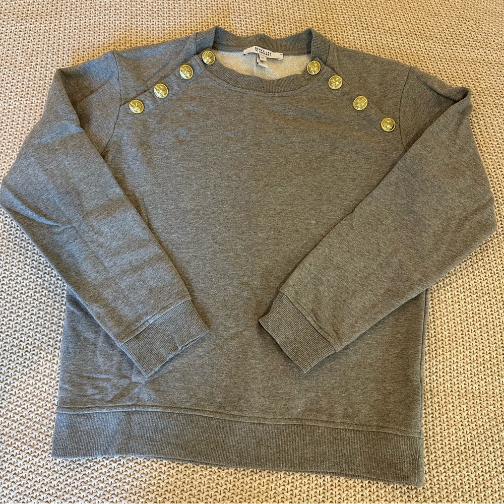 Derek Lam Heather Gray Sweatshirt